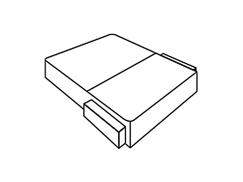 Double divan base with two drawers at the foot end